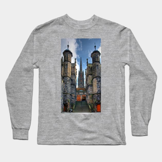 New College and The Hub Long Sleeve T-Shirt by tomg